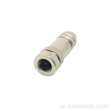 Shona yeSundaa 4-Pin A Coding M12 Mukadzi Connector